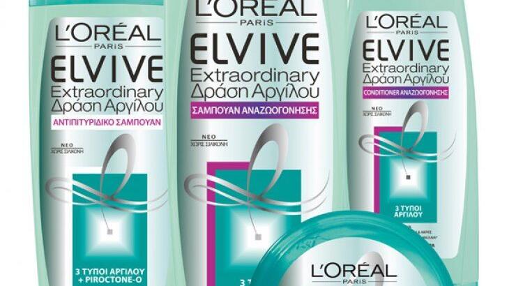 Η νέα σειρά Elvive Extraordinary με δράσγ αργίλου