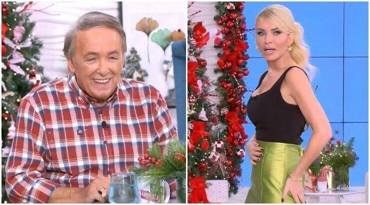 Aνδρέας Μικρούτσικος: "Αποκάλυψε" on air την εγκυμοσύνη της Κατερίνας Καινούργιου [βίντεο]