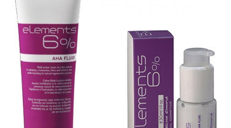 Elements 6% AHA Fluid: Κρέμα λεπτόρευστης υφής πολλαπλής δράσης