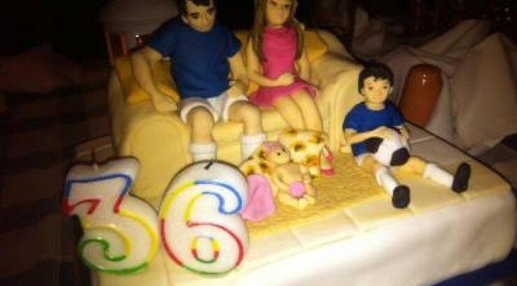 Η τούρτα για 36α γενέθλια του Γιάννη Οκκά