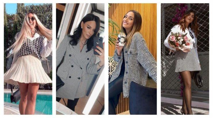Πώς να φορέσεις το μοτίβο houndstooth, σύμφωνα με 4 fashion girls