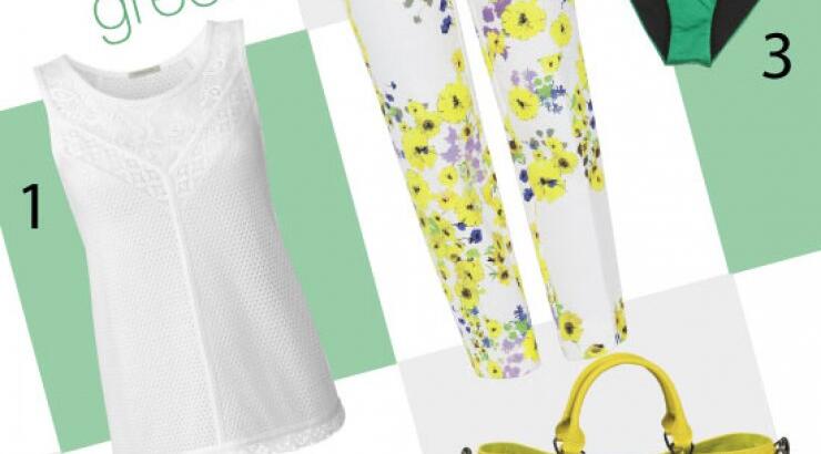 Fresh with yellow &green