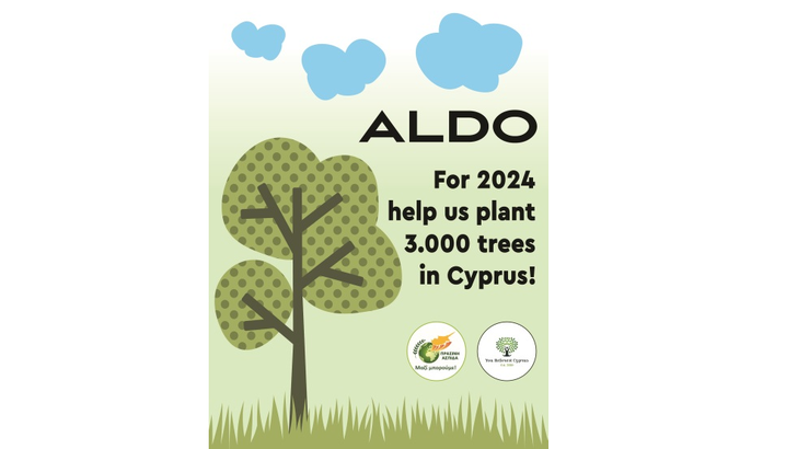 Η ALDO στηρίζει το έργο της Πράσινης Ασπίδας φυτεύοντας 3.000 δέντρα μέσα στο 2024