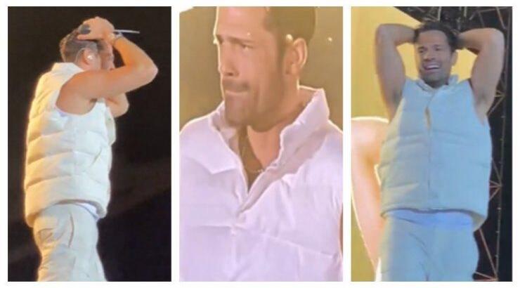 Κωνσταντίνος Αργυρός: Βούρκωσε από συγκίνηση on stage στη συναυλία του με τον 50cent [βίντεο]