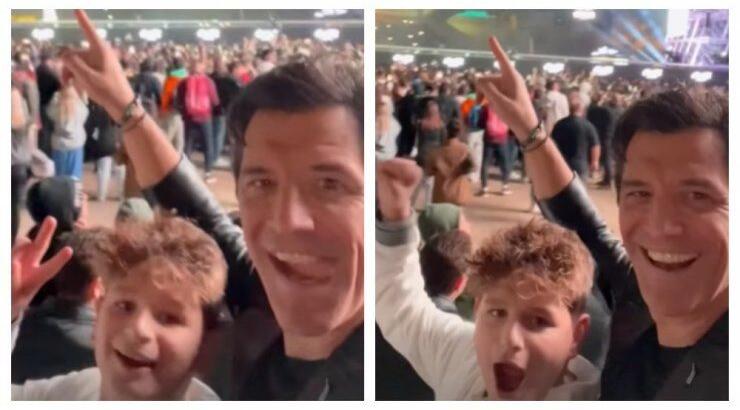 Σάκης Ρουβάς: Διασκέδασε με τον γιο του στη συναυλία του 50cent και Αργυρού [βίντεο]