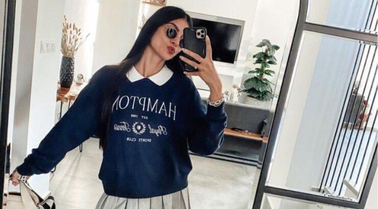 Άντρεα Κυριάκου: Τσάκωσε τον Λαμπρινό να παίρνει βόλτα την νεογέννητη αδερφούλα του στο σαλόνι τους [βίντεο]