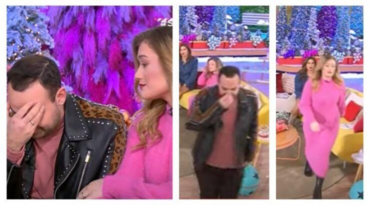 Μαυρίκιος Μαυρικίου: Ξέσπασε σε κλάματα on air και τον έτρεχε από πίσω η Ιλάειρα [βίντεο]