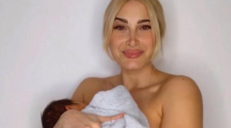 Ιωάννα Τούνη: Το collage φωτογραφιών από το τέστ εγκυμοσύνης μέχρι και την έλευση του γιου της [εικόνα]