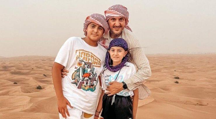 Κωνσταντίνος Κωνσταντίνου: Μαγικές στιγμές με τα δύο του παιδιά στο Dubai [εικόνες]