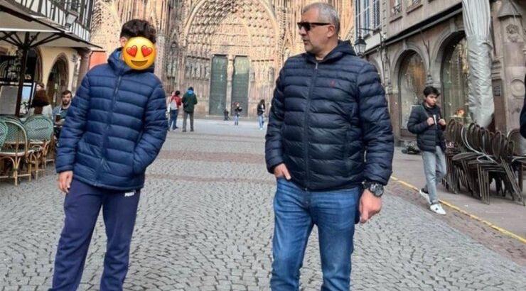 Λουκάς Φουρλάς: Παραδίδει μαθήματα κατάδυσης στον γιο του, Ιάσονα [εικόνα]