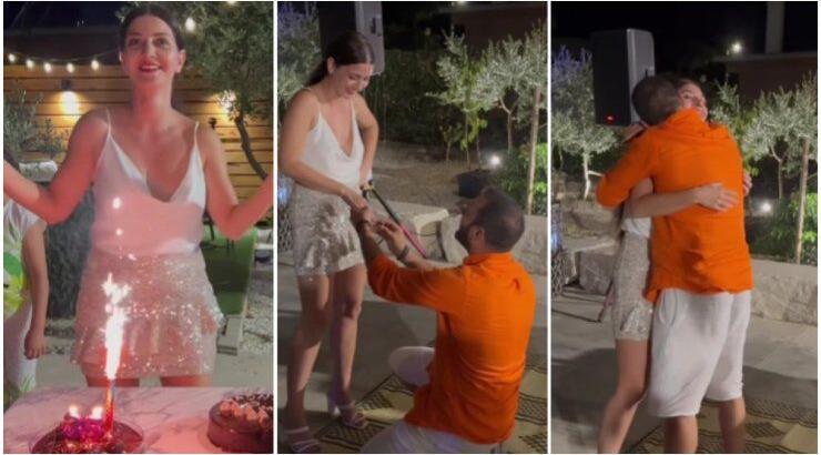 Χριστιάνα Μούζουρα: Η "πρόταση γάμου" που δέχθηκε στο πάρτι γενεθλίων της [εικόνα & βίντεο]