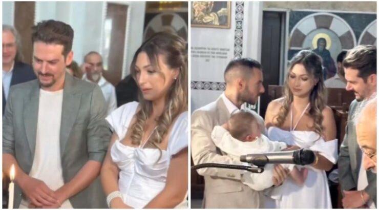 Κρίστυ Παπαδοπούλου: Είδαμε περισσότερο φωτογραφικό υλικό από τη βάφτιση του γιου της [εικόνες]