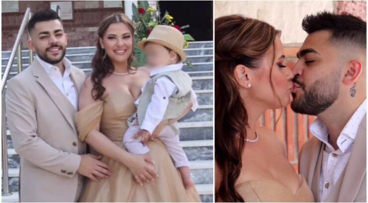 Λάουρα Νάργες - Χρήστος Σαντικάι: Βάφτισαν τον γιο τους [εικόνες]