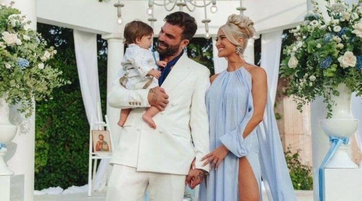 Τούνη - Αλεξάνδρου: Το επίσημο φωτογραφικό άλμπουμ της βάφτισης του γιου τους  [εικόνες]