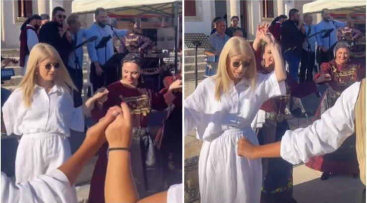 Αννίτα Δημητρίου: Χόρεψε παραδοσιακούς χορούς σε φεστιβάλ της Λόφου [βίντεο] 