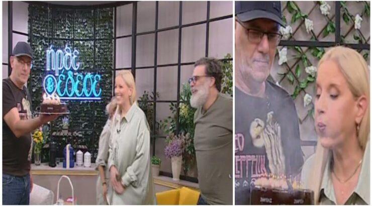 Μαριάννα Καυκαρίδου: Η τούρτα - έκπληξη για τα γενέθλιά της στο πλατό του "Ήρθε κι Έδεσε" [βίντεο]