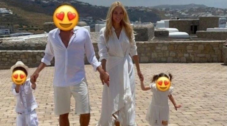 Δούκισσα Νομικού: Τα παιδιά της ευχήθηκαν στον μπαμπά τους ντυμένοι ως υπερήρωες [εικόνα]