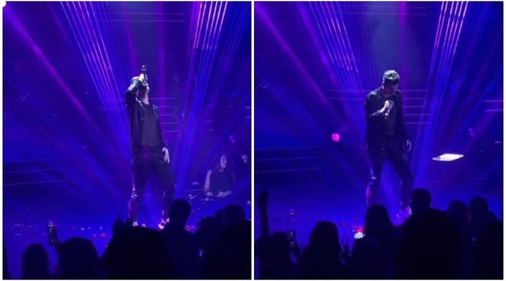 Το ατύχημα του Σάκη Ρουβά on stage - Αιφνιδιάστηκε ο καλλιτέχνης και έγινε viral [βίντεο]