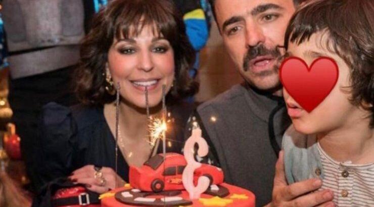 Κατερίνα Παπουτσάκη: Αποφάσισε να κάνει ονοματοδοσία αντί βάφτιση στον τρίχρονο γιο της [εικόνες]