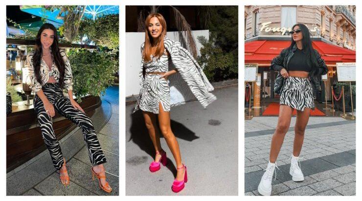 Zebra print: 3 fashion girls σου δείχνουν πώς να το φορέσεις