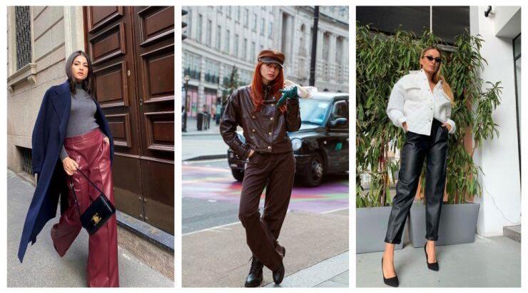 Πώς να φορέσεις τo leather-trend σύμφωνα με 3 fashion girls
