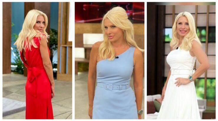 3 stylish φορέματα που φόρεσε η Ελένη Μενεγάκη στην εκπομπή της