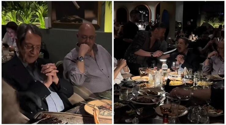 Νίκος Αναστασιάδης: Πήγε στο μαγαζί του Έλληνα salt bae και τον τάϊσε ο ίδιος [βίντεο]