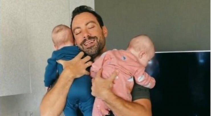 Σάκης Τανιμανίδης: Το πρωινό στιγμιότυπο με τις κορούλες του που ενθουσιάζει [εικόνα]