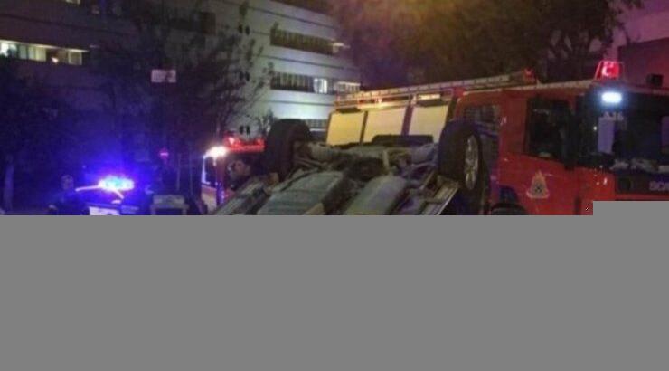 Τροχαίο ατύχημα για πασίγνωστο Έλληνα ηθοποιό - Αναποδογυρίστηκε το αυτοκίνητό του [βίντεο]