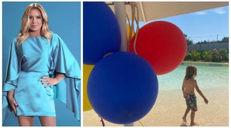 Κατερίνα Καραβάτου: Διοργάνωσε pool party για τα 7α γενέθλια του γιου της [εικόνες]