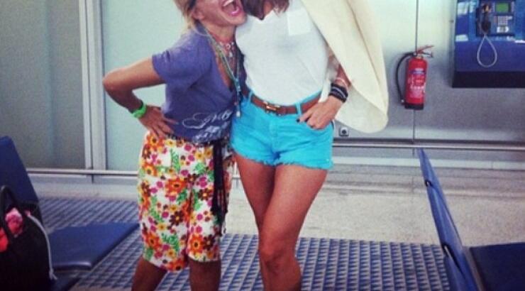 Δέσποινα Βανδή - Αλεξάνδρα Κατσαΐτη: Αναχώρησαν για Κρήτη