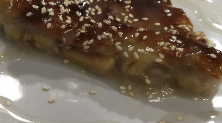 Κέικ ατμού με μπανάνα 