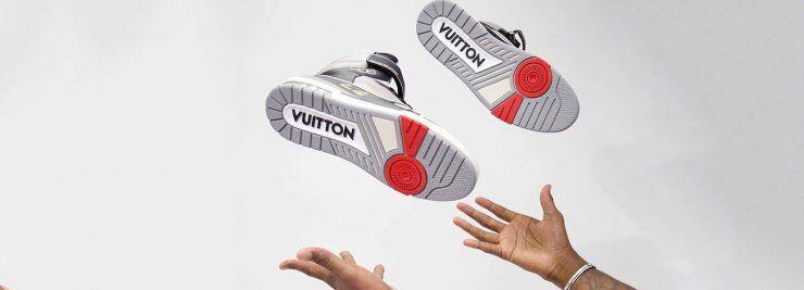 Louis Vuitton on every step