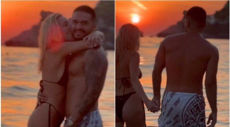 Χρήστος Μάστορας - Γαρυφαλλιά Καληφώνη: Στο πιο ρομαντικό τους βίντεο με αγκαλιές και φιλιά 