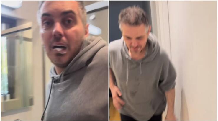 Μιχάλης Χατζηγιάννης: “Τρύπωσαν” στο δωμάτιο και του έκαναν φάρσα ενώ έπλενε τα δόντια του [βίντεο]