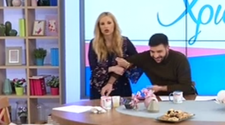 Η Χριστιάνα Αριστοτέλους έξαλλη έδιωξε on air συνεργάτη της! [βίντεο]