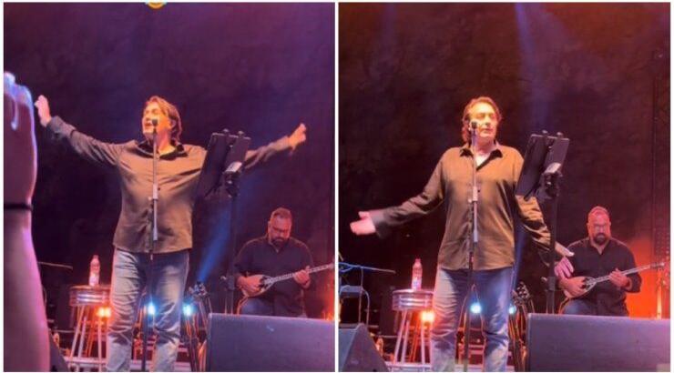 Γιάννης Κότσιρας: Κάνει παντομίμα στο κοινό για να θυμηθούν στίχους από το τραγούδι του [βίντεο]