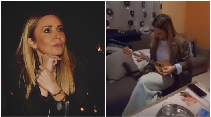 Γιώτα Δαμιανού: Δείτε την να κάνει μάθημα… μπαγλαμά [βίντεο]