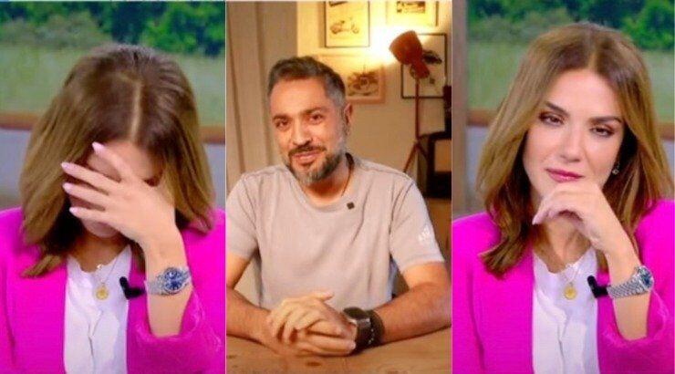 Bάσω Λασκαράκη: Δάκρυσε με την ερωτική εξομολόγηση του συζύγου της on air [βίντεο]