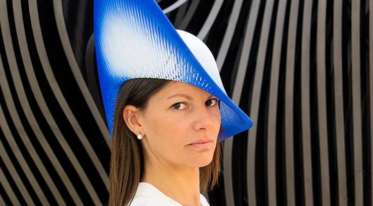 H-line hat by Zaha Hadid