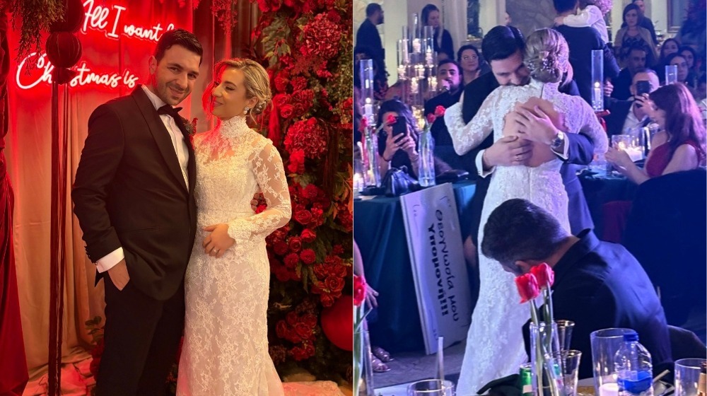 Παπαθεοχάρους - Χρήστου: Η είσοδος του ζευγαριού στο γαμήλιο party και ο πρώτος χορός [βίντεο]