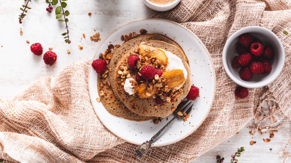 Αφράτα pancakes με γιαούρτι