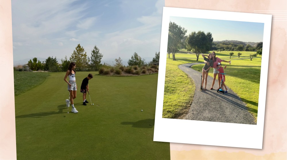 Κωνσταντίνα Ευριπίδου: Παίζει golf με τα παιδιά της σε resort στην Πάφο [εικόνες & βίντεο]