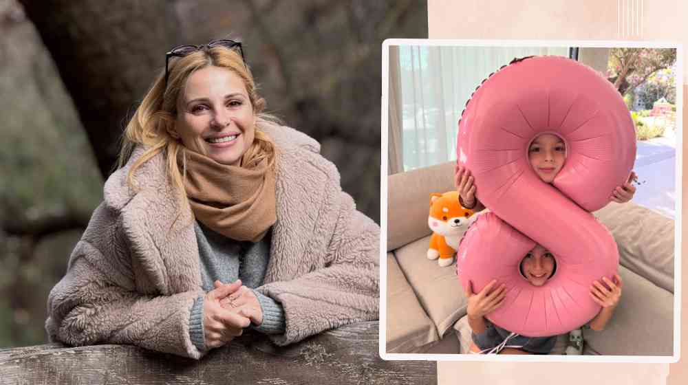 Χριστιάνα Αριστοτέλους: Έτσι την αποτύπωσαν σε ζωγραφιά τα δύο της παιδιά [εικόνα]