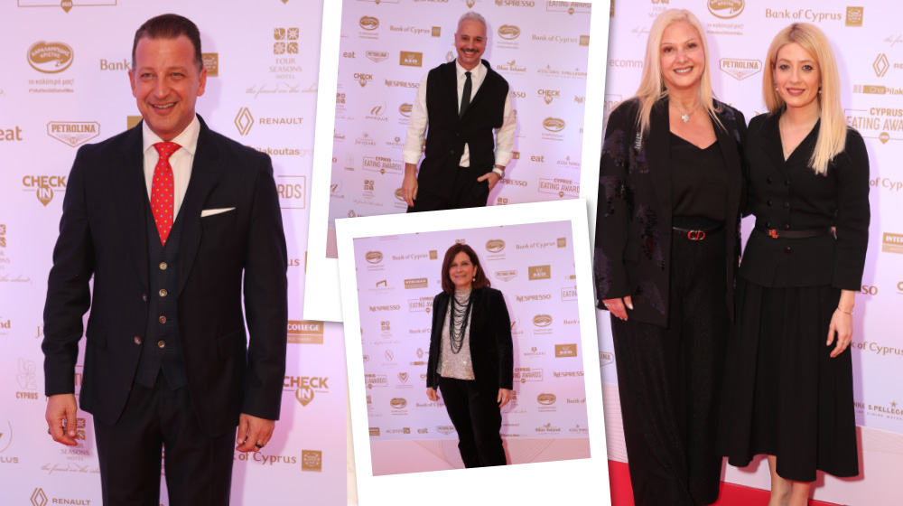 Στο κόκκινο χαλί των Cyprus Eating Awards [εικόνες]