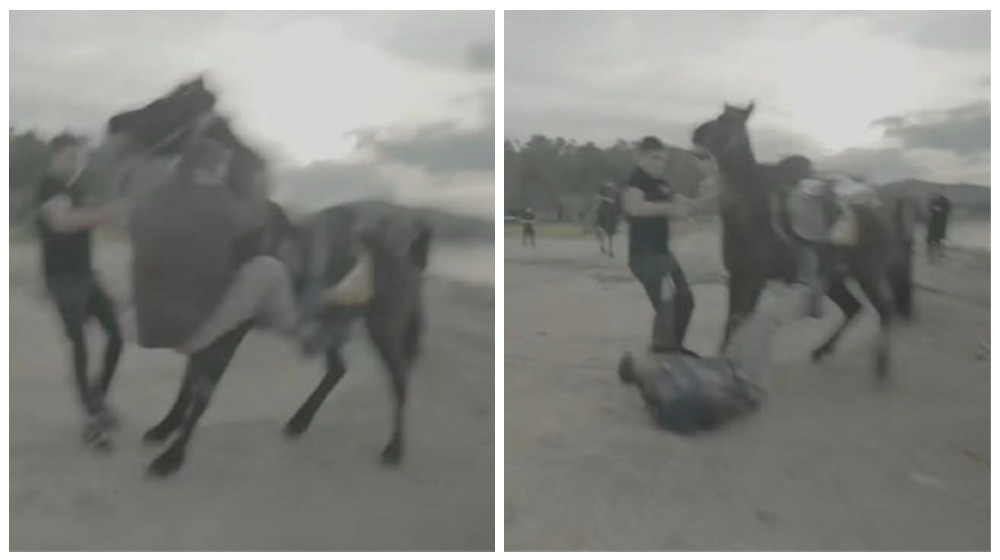 Το τρομακτικό ατύχημα για τον Άκη Πετρετζίκη – Έπεσε από το άλογο σε γύρισμα [βίντεο]