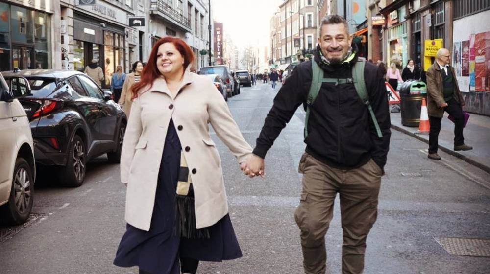 Μαριλένη Σταύρου - Πέτρος Σολωμού: «Απόδραση» στο Λονδίνο [εικόνες]