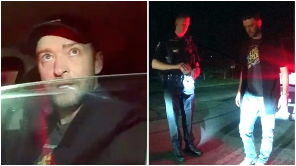 Justin Timberlake: Στη δημοσιότητα το βίντεο από τη σύλληψή του