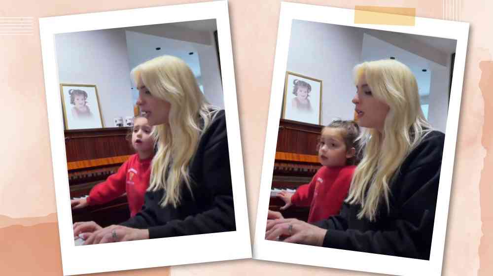 Άντρη Καραντώνη: Τραγούδησε με την κόρη της στο πιάνο το viral τραγούδι των ημερών [βίντεο]