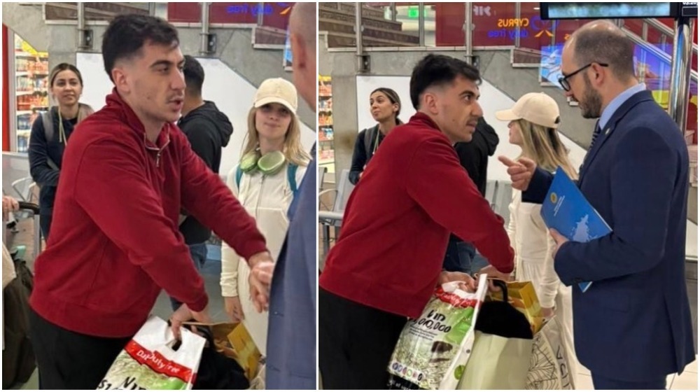 Ο Φειδίας μόλις παρέλαβε τη Στυλιάνα από το αεροδρόμιο [εικόνες]